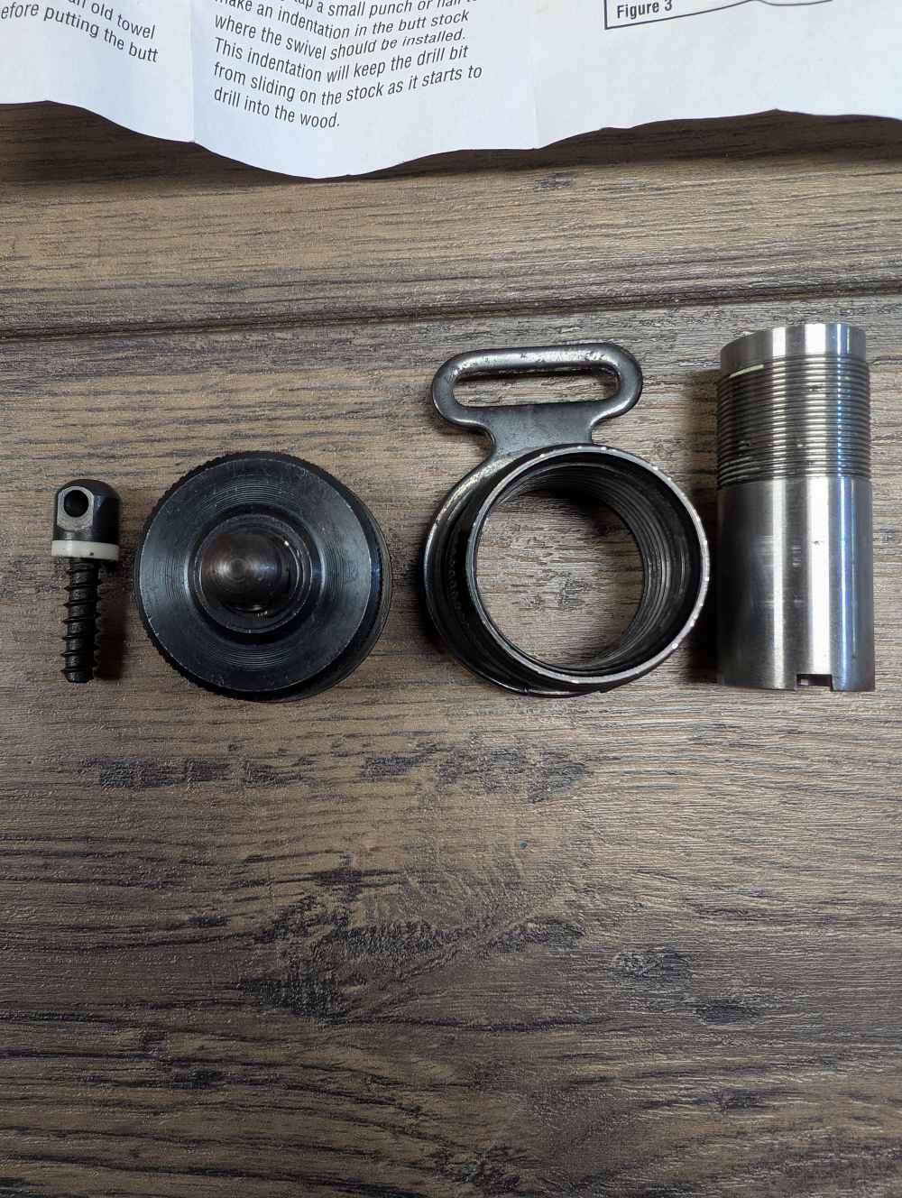 Shotgun Swivel Mounting Hardware and Choke Tube-img-1