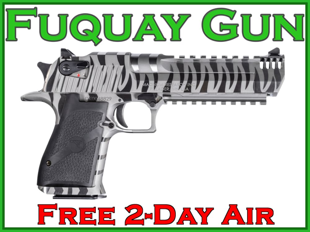 Desert Eagle 44 Magnum XIX White Tiger Stripe 6" ported DE44WTS-img-0