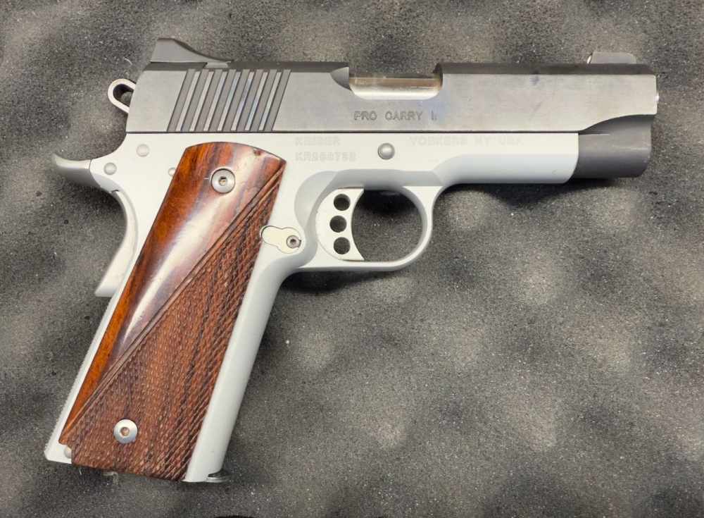 Kimber Pro Carry II – .45 ACP – Two-Tone w/ Rosewood Grips – Box Included-img-1