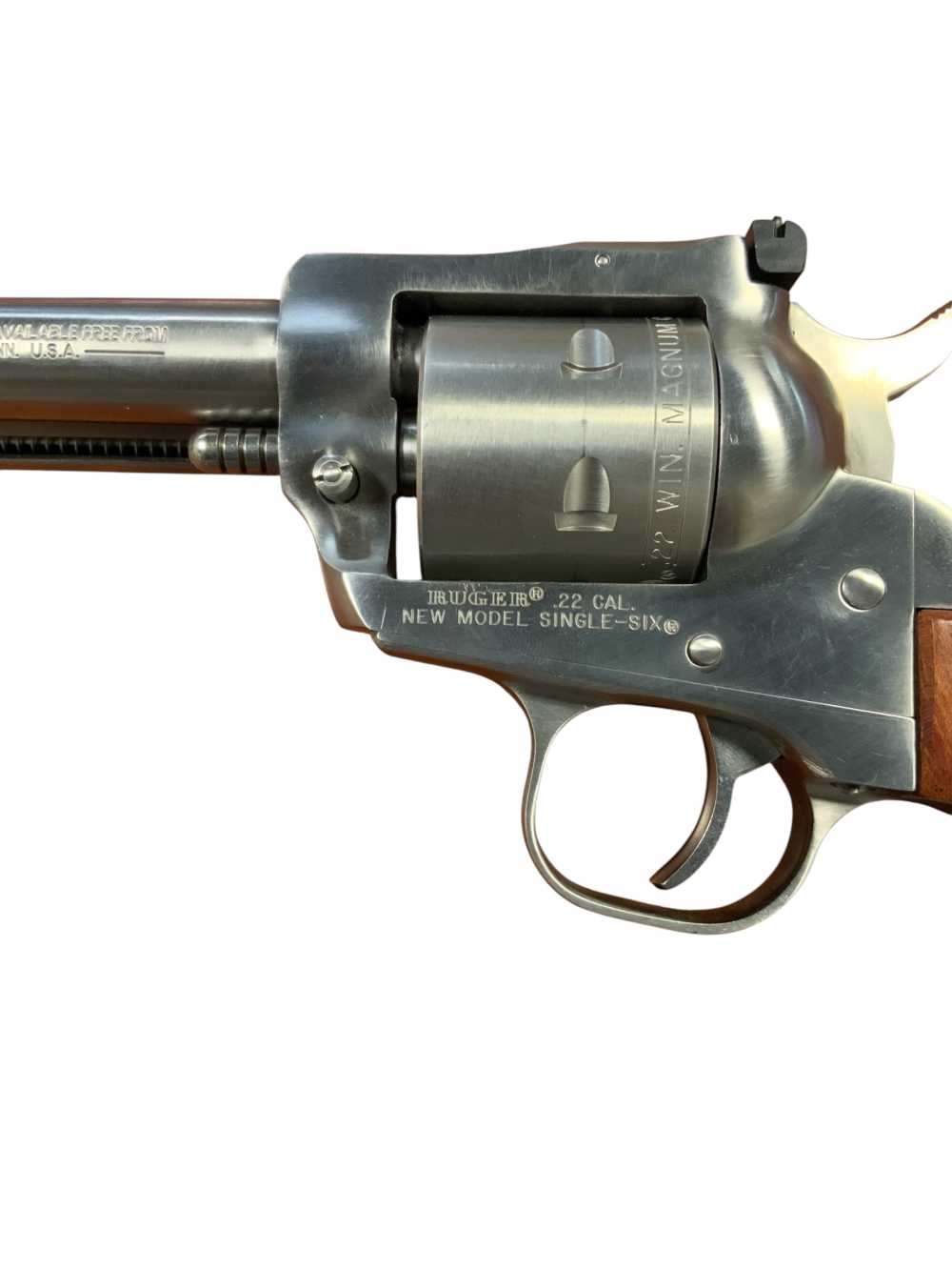 Ruger New Model Single-Six, 22lr, 22wmr 5.5" barrel Very Good!!-img-6