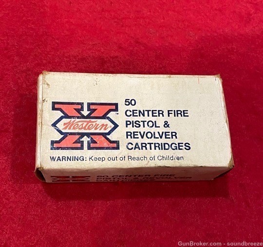 Vintage 1975 Full Box of Winchester Western Super-X .30 Luger Ammunition-img-1