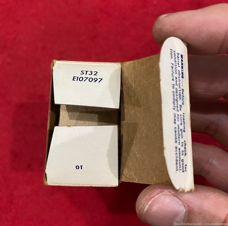 Vintage 1975 Full Box of Winchester Western Super-X .30 Luger Ammunition-img-10