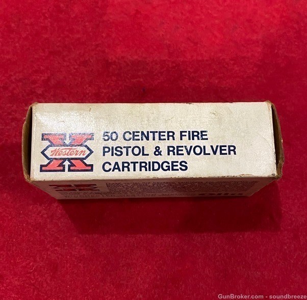 Vintage 1975 Full Box of Winchester Western Super-X .30 Luger Ammunition-img-4