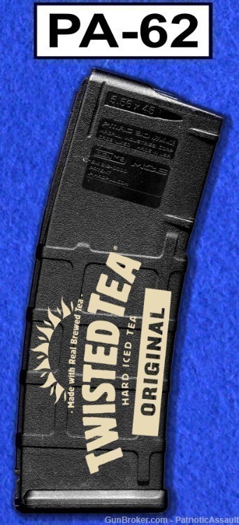 LASER ENGRAVED PMAG 30 GEN M2 - TWISTED TEA - NO CC FEE - SHIPPING TO CA-img-0