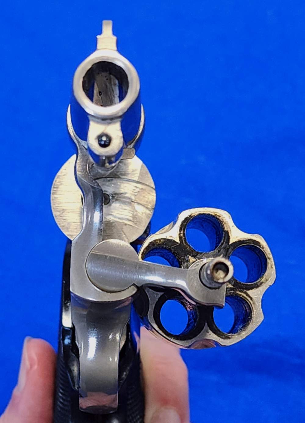 SMITH & WESSON MODEL 36 NO-DASH .38 SPL 2" NICKEL, PACHMAYR, C&R OK!-img-8