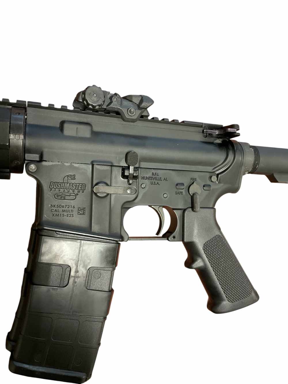 Bushmaster xm15 556mm 10" barrel Very Good!!-img-1