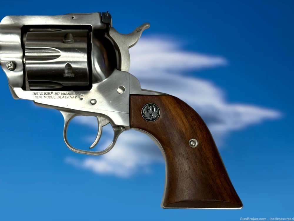 Ruger New Model Blackhawk .357Mag 6.5"BBL w/Leather Holster-img-10