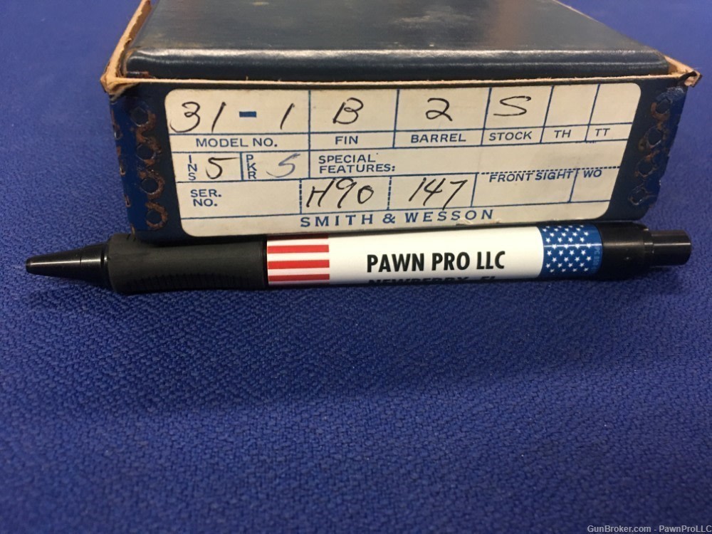 Smith & Wesson model 31-1, comes w/ factory box & papers, .32 S&W long-img-4