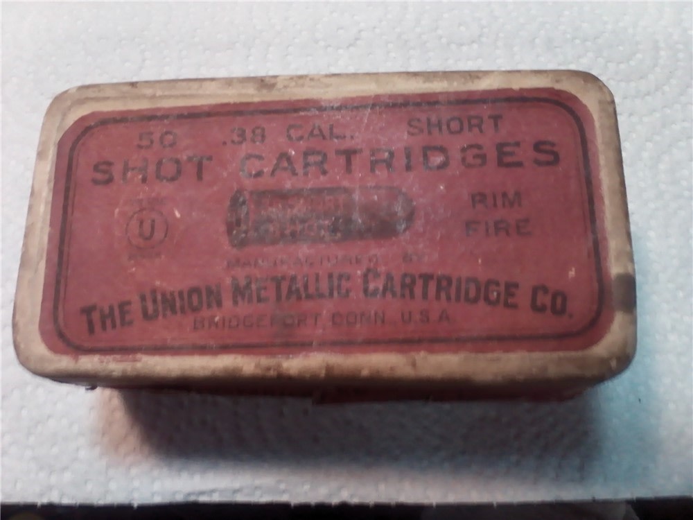 Vintage 38 rim fire short shot UMC cartridges-img-0