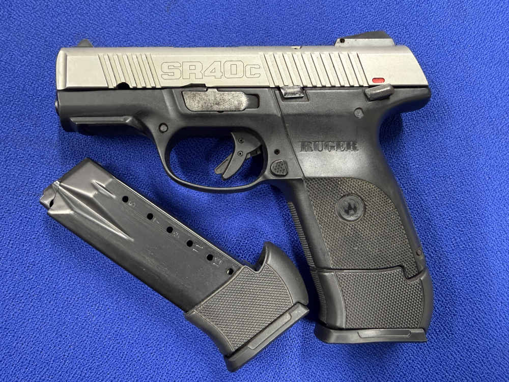 Ruger Model SR40C, comes w/ 2 mags & holster, chambered in .40 S&W-img-1