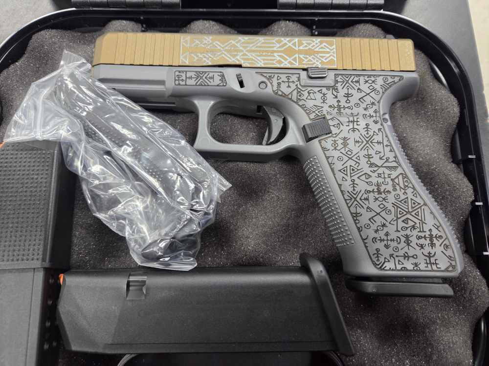 *DISCONTINUED* GLOCK 45 GEN 5 NORDIC SYMBOLS BURNT BRONZE G45 GEN5 9MM 17+1-img-4