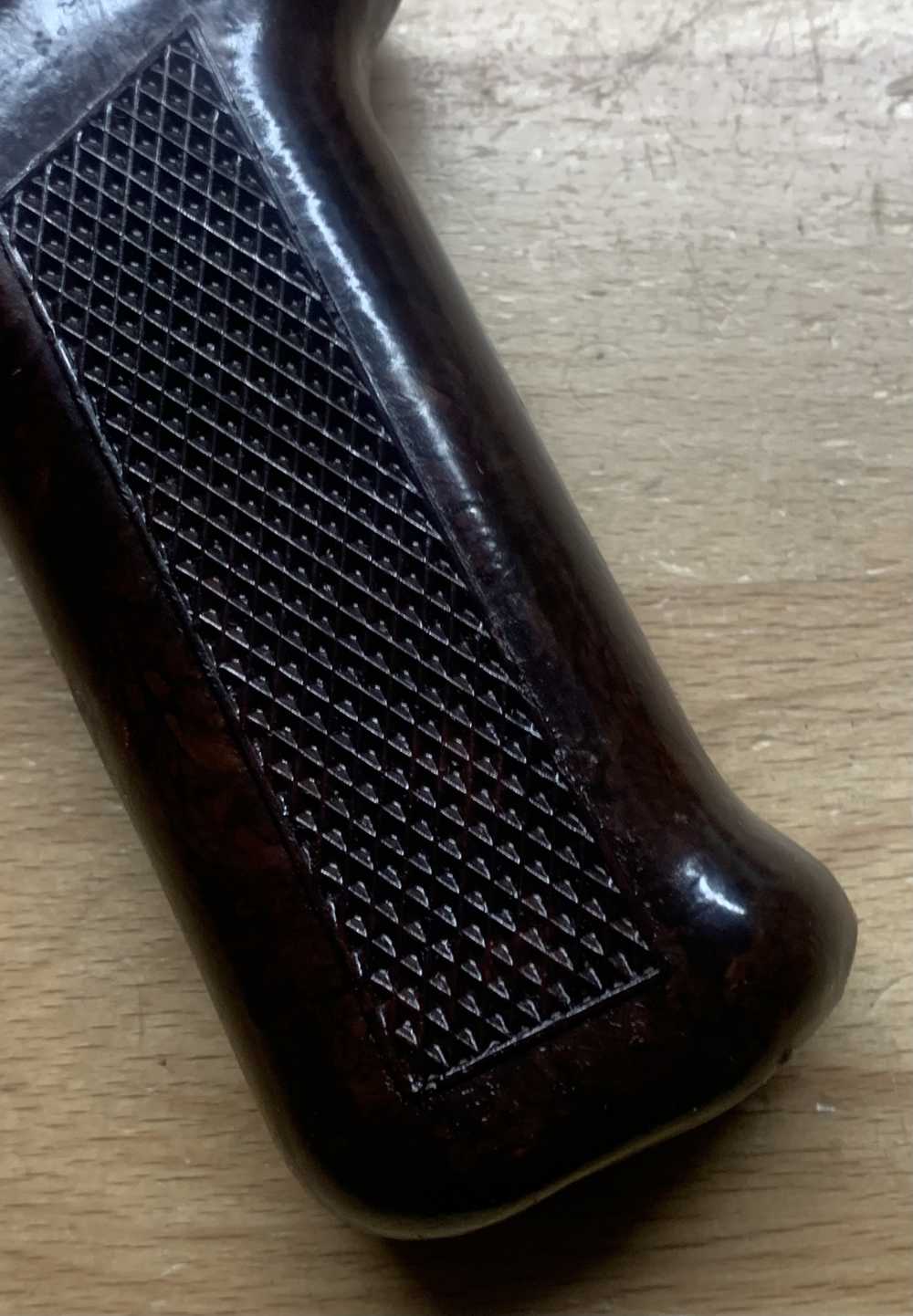  Beautiful Dark Red Romanian Md63 PM-90 AK-47 AKM Bakelite Grip-img-1