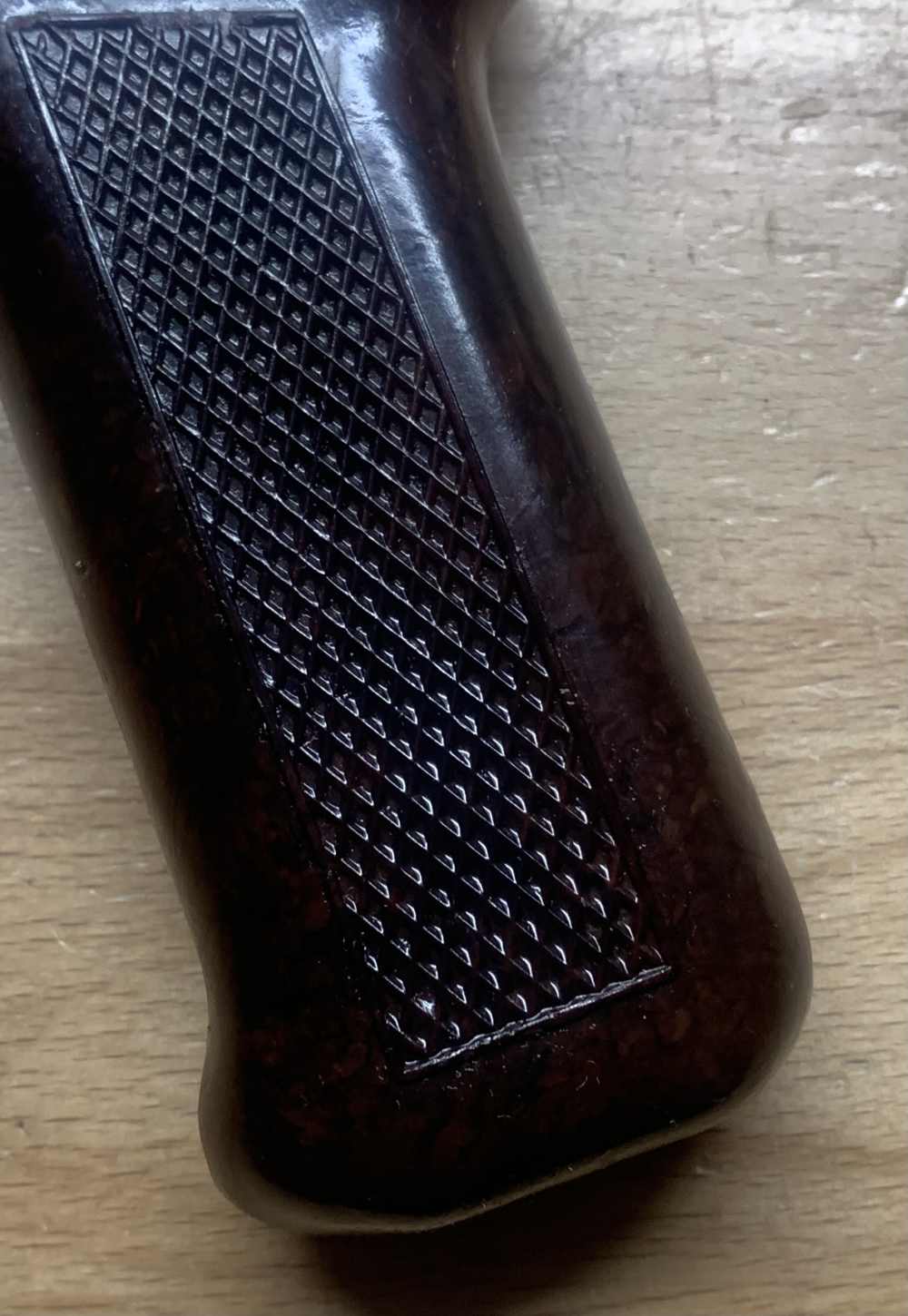  Beautiful Dark Red Romanian Md63 PM-90 AK-47 AKM Bakelite Grip-img-3