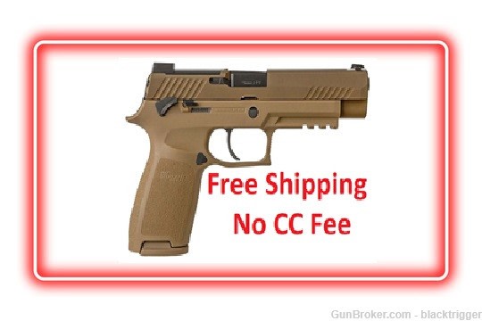 Sig 320F9M17MS P320 M17 9mm 17+1 /21+1 4.7" Coyote Manual Safety NS-img-0