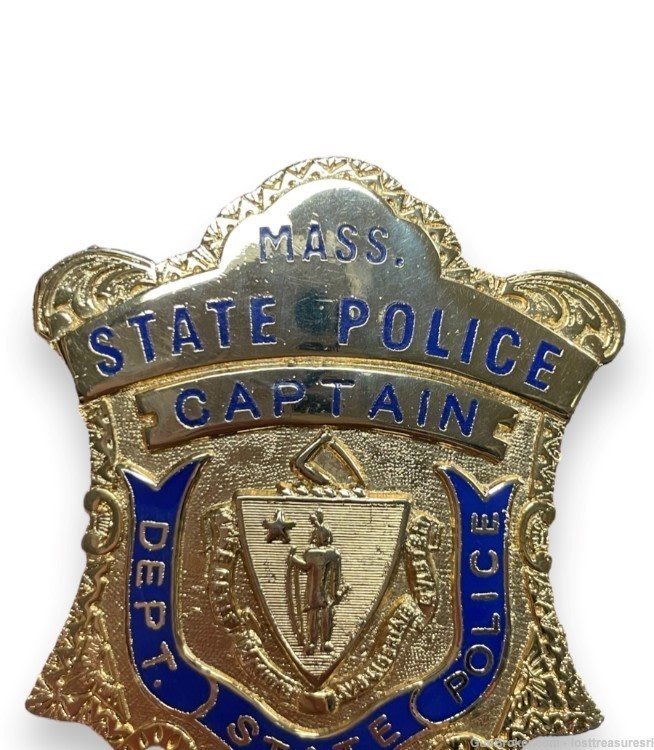 MA State Police Captain Obsolete Badge-img-1