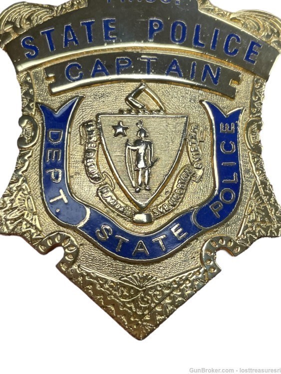 MA State Police Captain Obsolete Badge-img-2