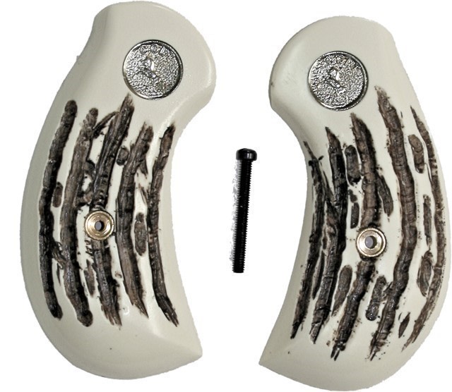 Colt 1878 Frontier DA Imitation Jigged Bone Grips-img-0
