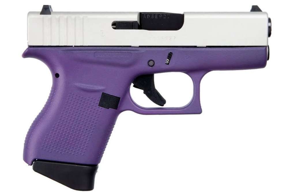 GLOCK 43 APOLLO CUSTOMS PURPLE / SATIN G43 3.39" BRL 9MM 6+1-img-0