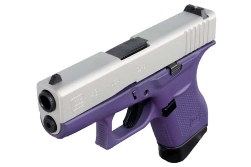 GLOCK 43 APOLLO CUSTOMS PURPLE / SATIN G43 3.39" BRL 9MM 6+1-img-1