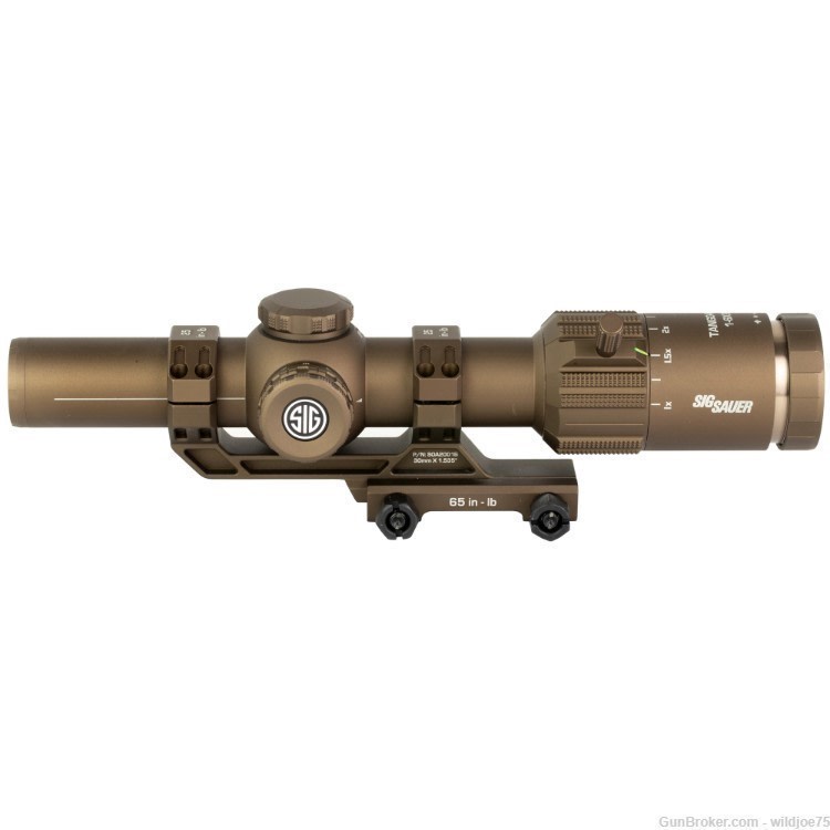 Sig Sauer, Tango MSR, Rifle Scope, 1-6X24, BDC6 Illuminated SReticle-img-2