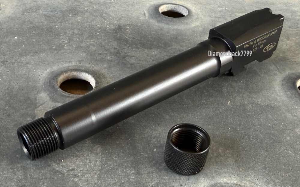 AAC Advanced Armament Stormlake 1/2x28 Threaded Barrel 9mm for S&W M&P 1.0-img-1