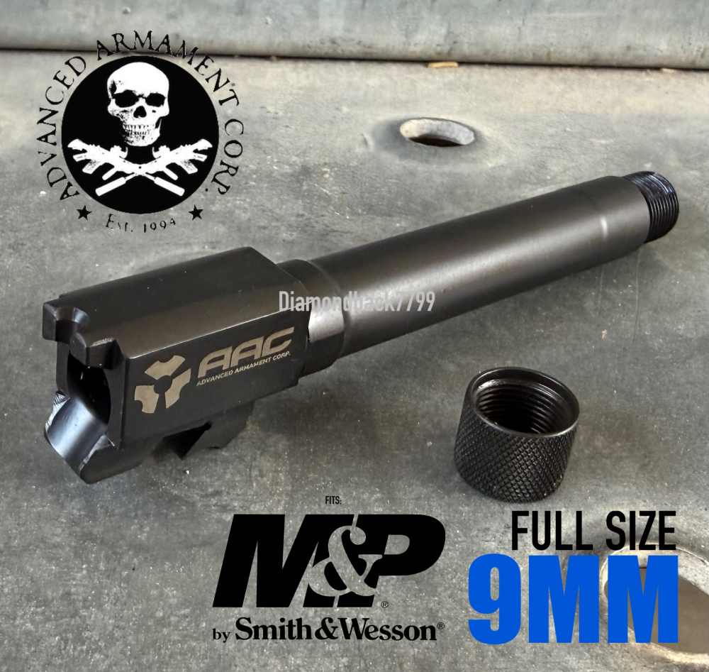 AAC Advanced Armament Stormlake 1/2x28 Threaded Barrel 9mm for S&W M&P 1.0-img-0