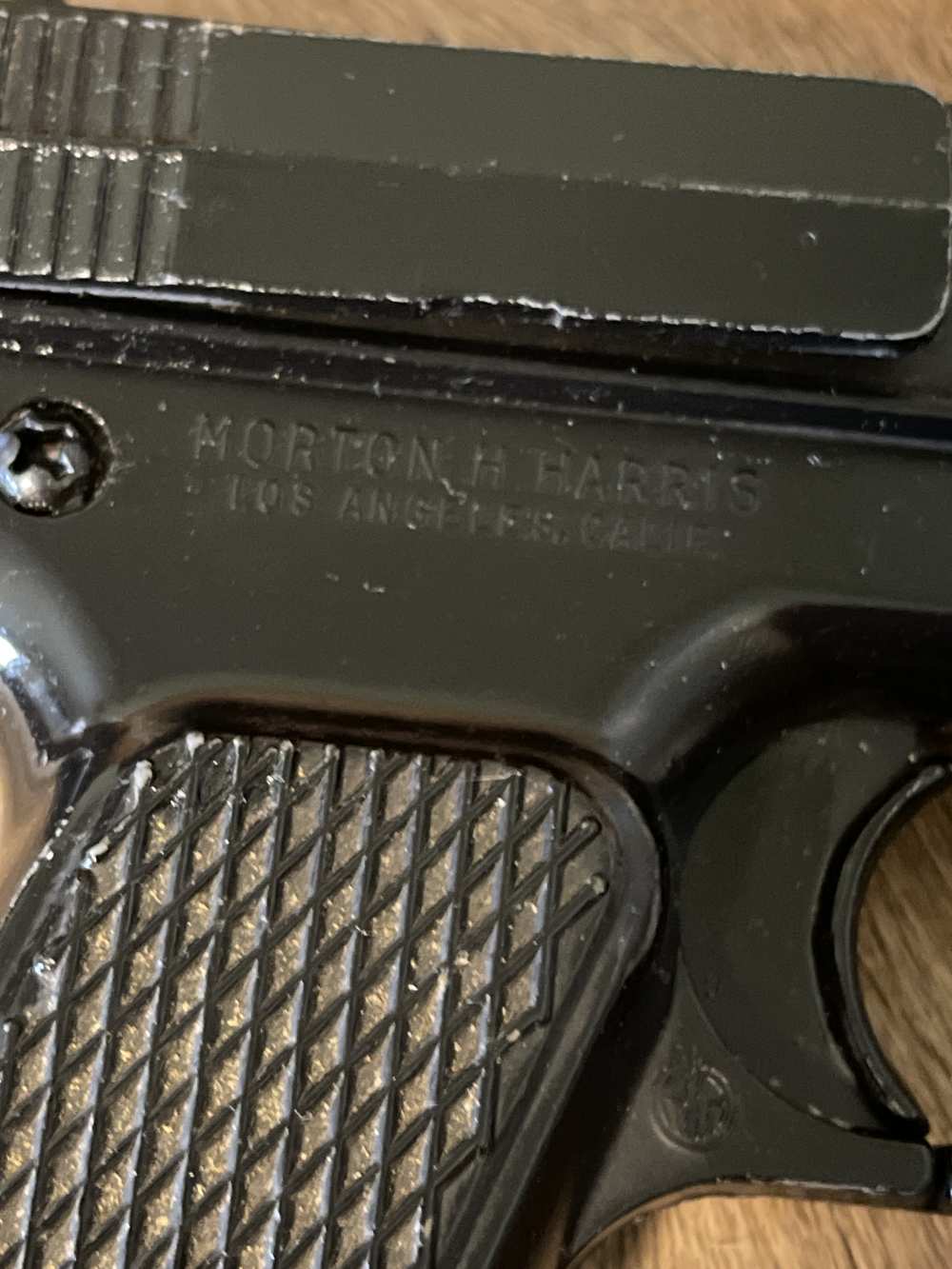 Air Pistol Morton Harris Marksman Model MP Vintage -img-4