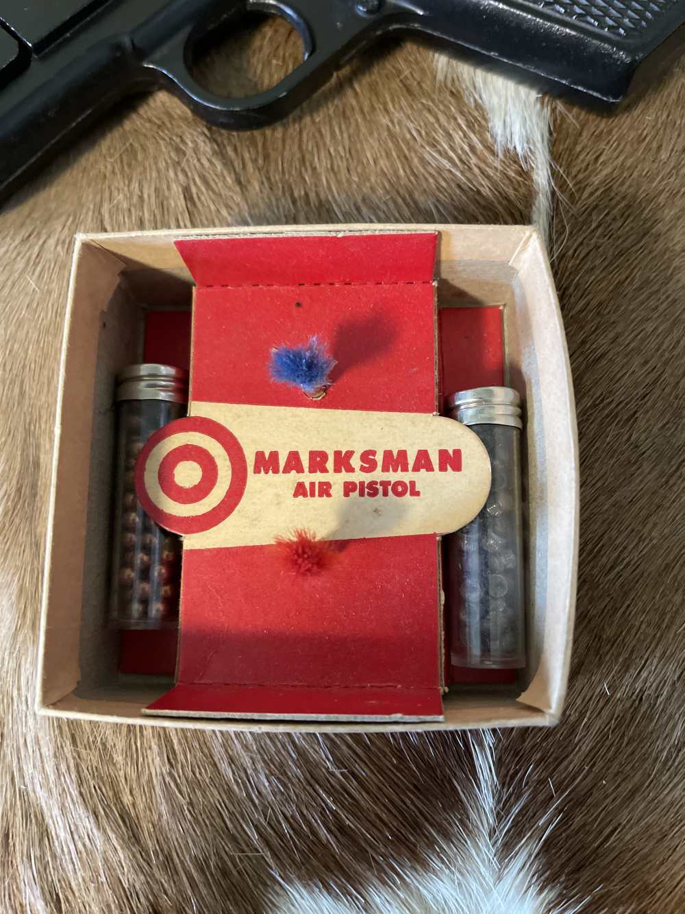 Air Pistol Morton Harris Marksman Model MP Vintage -img-8