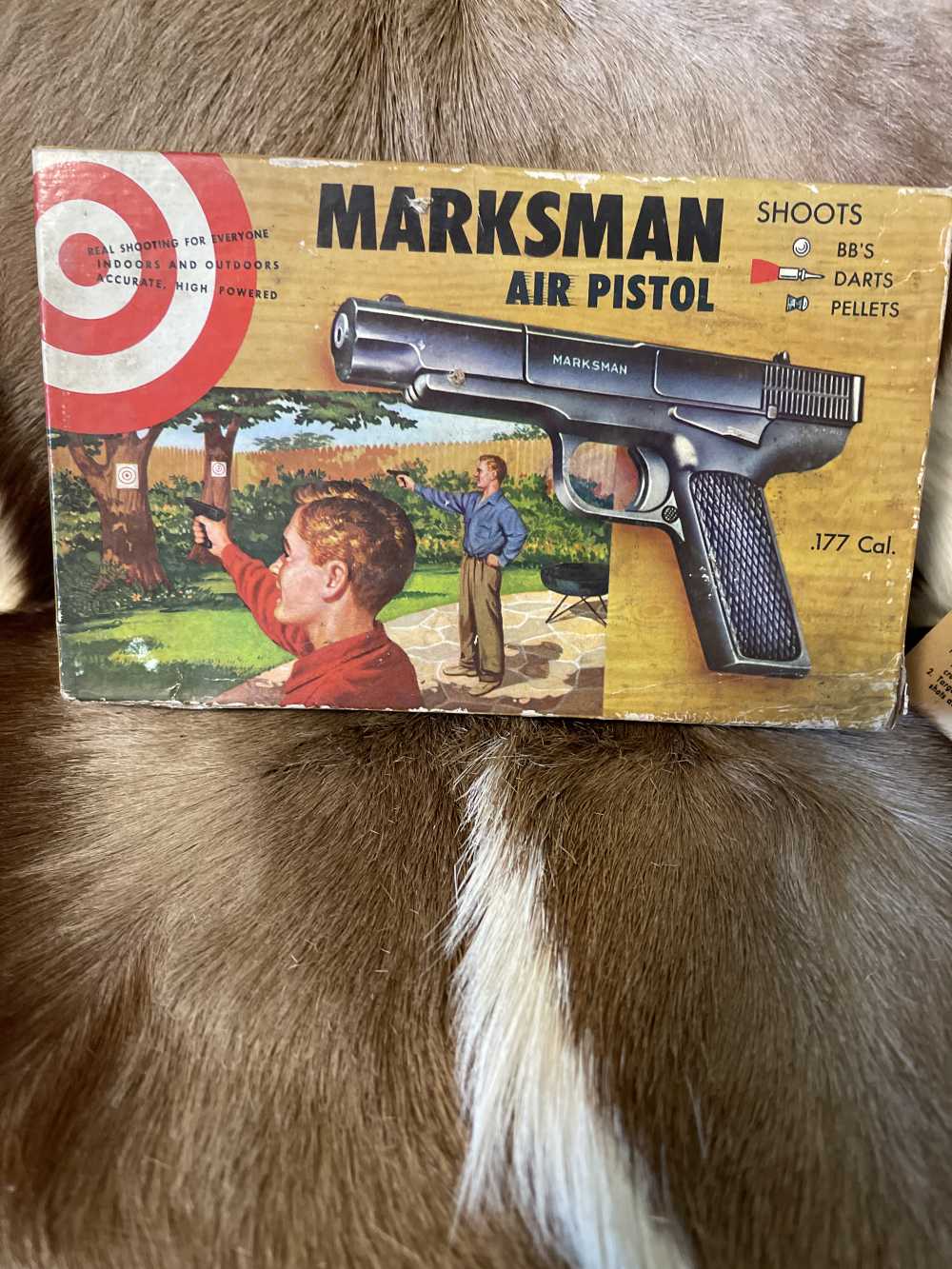 Air Pistol Morton Harris Marksman Model MP Vintage -img-1