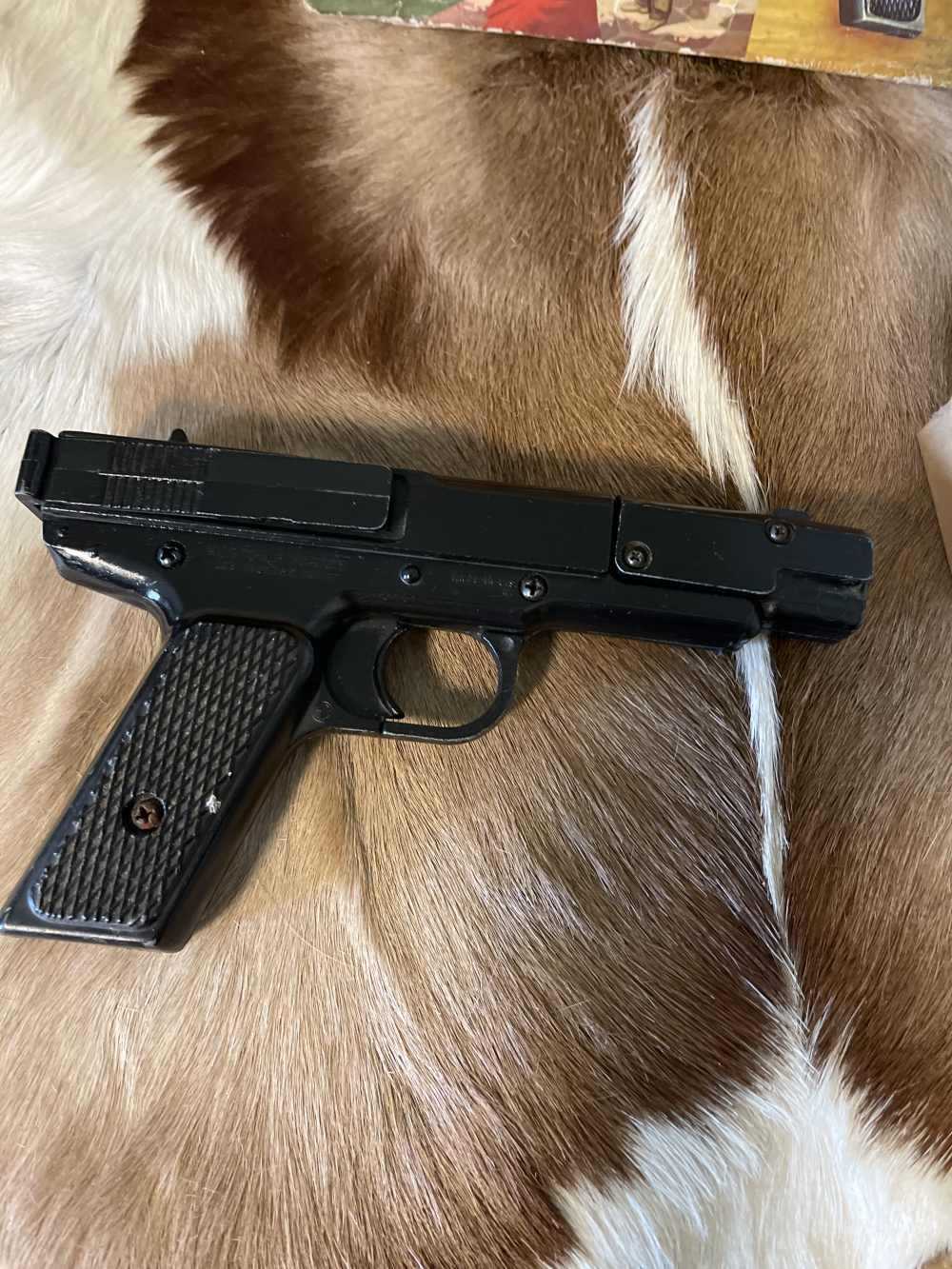 Air Pistol Morton Harris Marksman Model MP Vintage -img-2