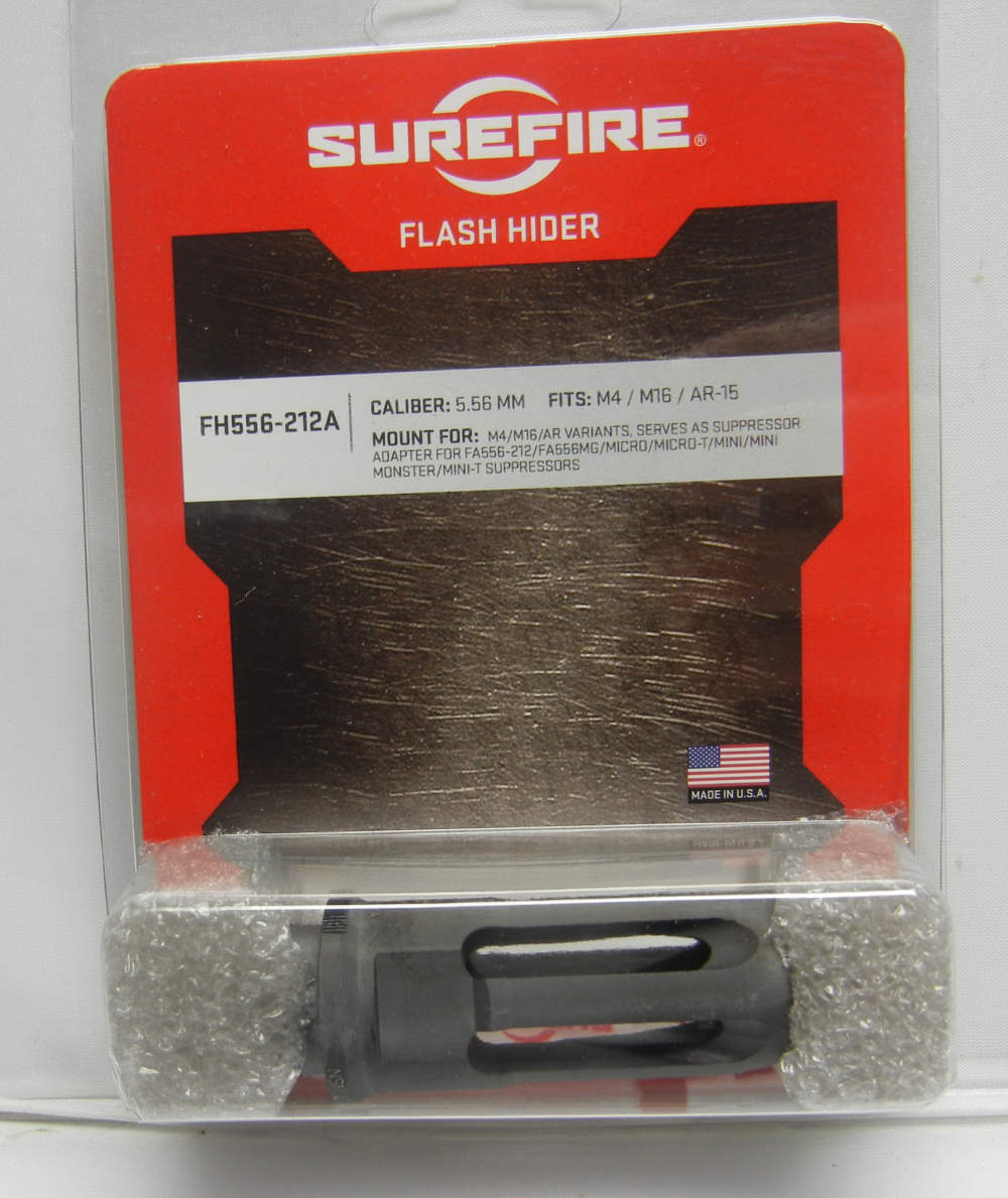 SUREFIRE FH556-212A Flash Hider 5.56 Suppressor Adapter -img-0