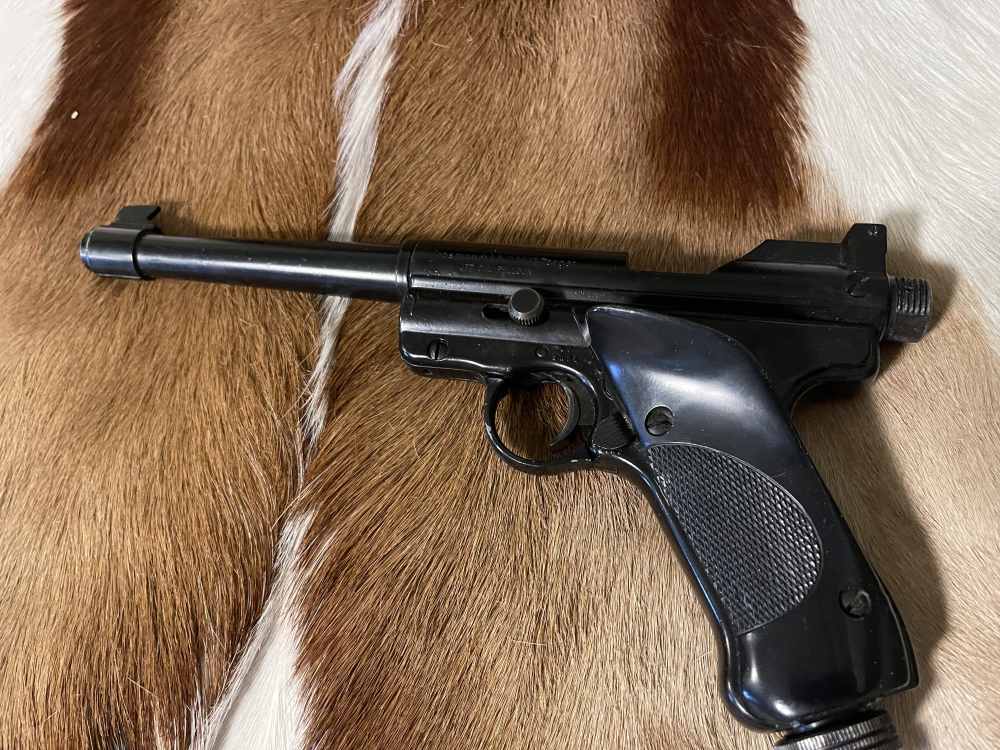 Air Pistol Crosman Mark II Pellgun Target in box-img-4