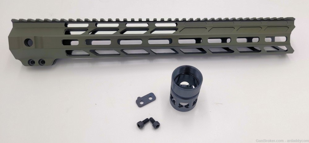 15" HAND GUARD MAGPUL OD GREEN HANDGUARD FOREARM FORE ARM AR15 TOXIC ARMS-img-0
