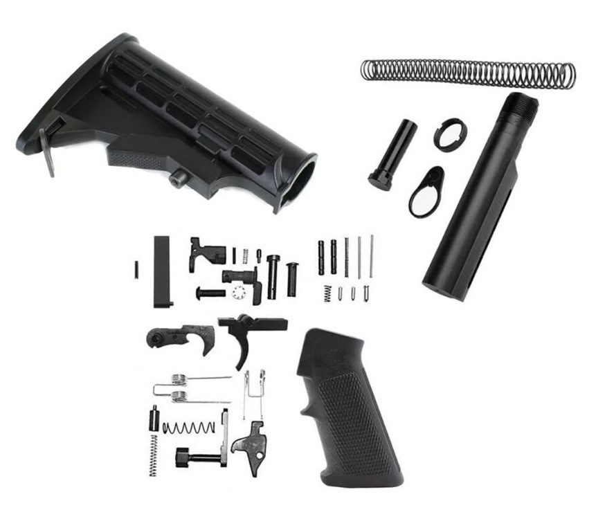 AR-15 Carbine Rifle Lower Build Kit - MilSpec-img-0