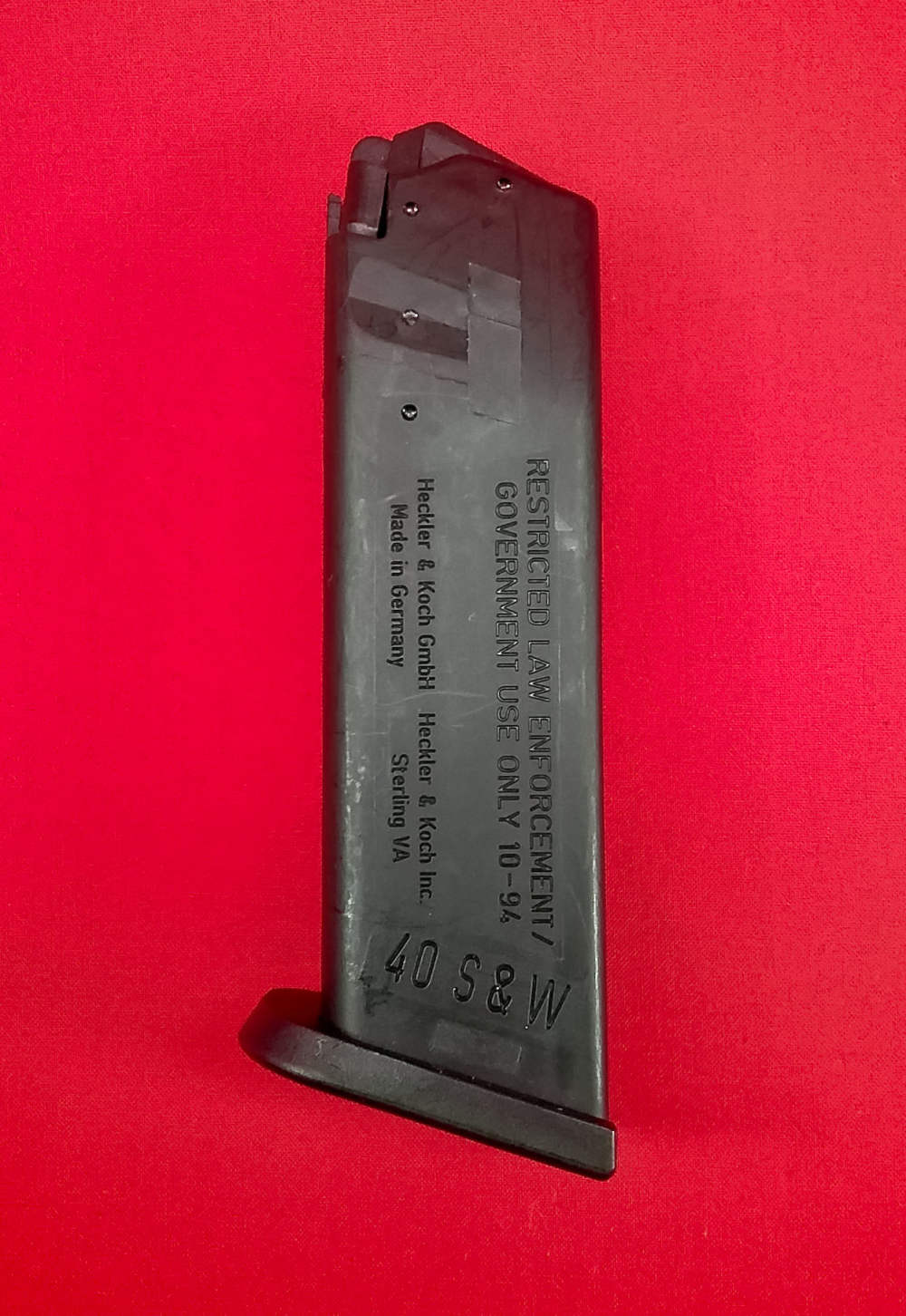 HK Heckler & Koch USP 40 S&W Full Size MAGAZINE 13rd BAN ERA LEO 10-94 RARE-img-6