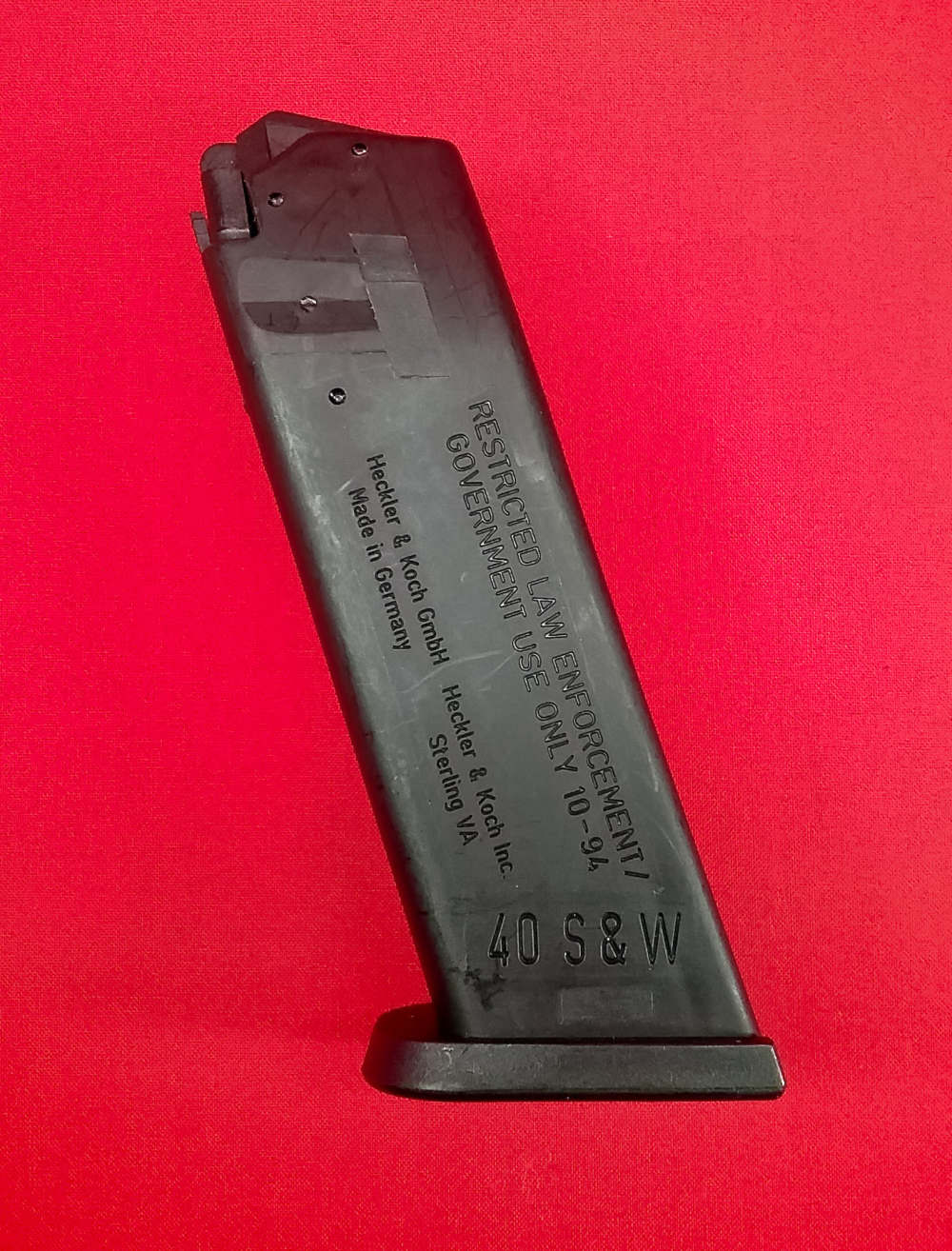 HK Heckler & Koch USP 40 S&W Full Size MAGAZINE 13rd BAN ERA LEO 10-94 RARE-img-2