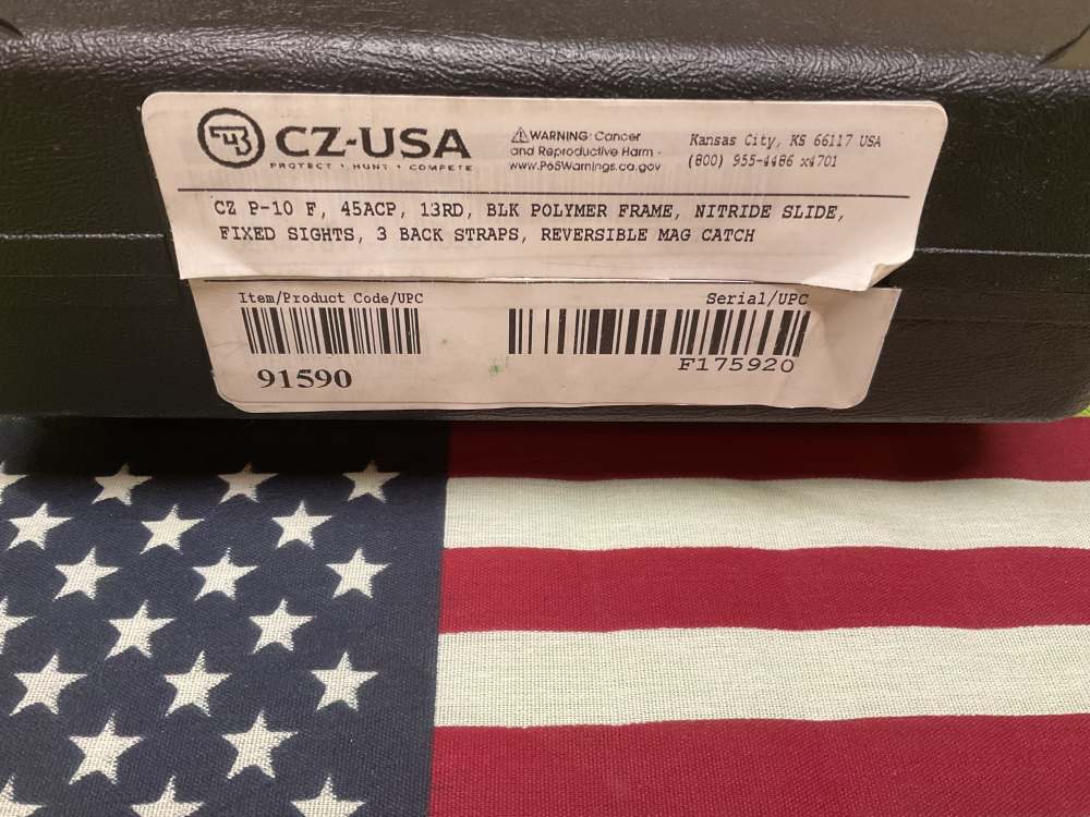 Hard to find - CZ P-10 F  Complete Lower Receiver Frame in .45 ACP-img-3