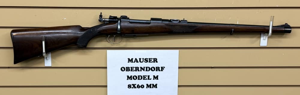Mauser Oberndorf Model M Mountain Carbine 8x60mm  VG COND-img-0