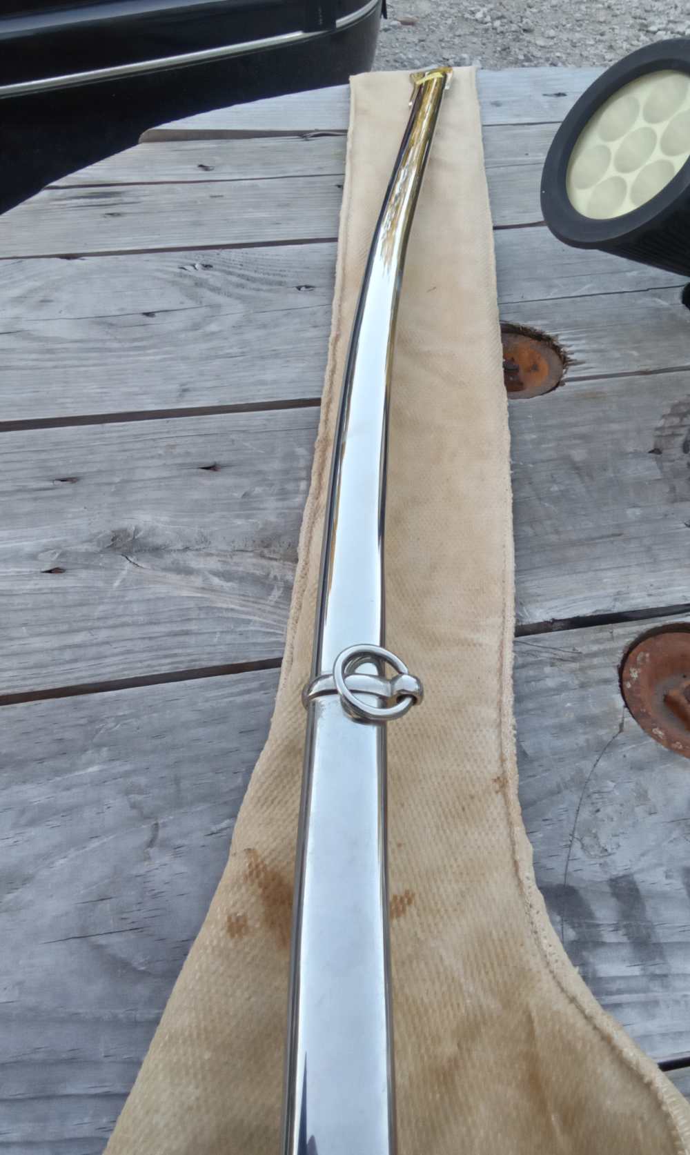 Vintage 1902 US Dress sword w/ belt /shoulder strap & hanger-mint-img-12