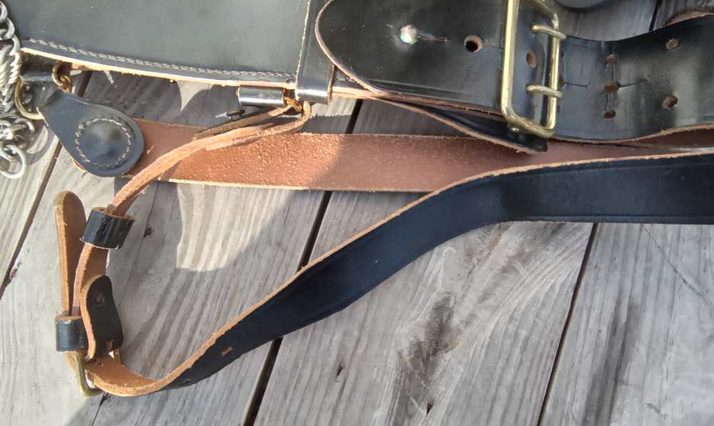 Vintage 1902 US Dress sword w/ belt /shoulder strap & hanger-mint-img-25