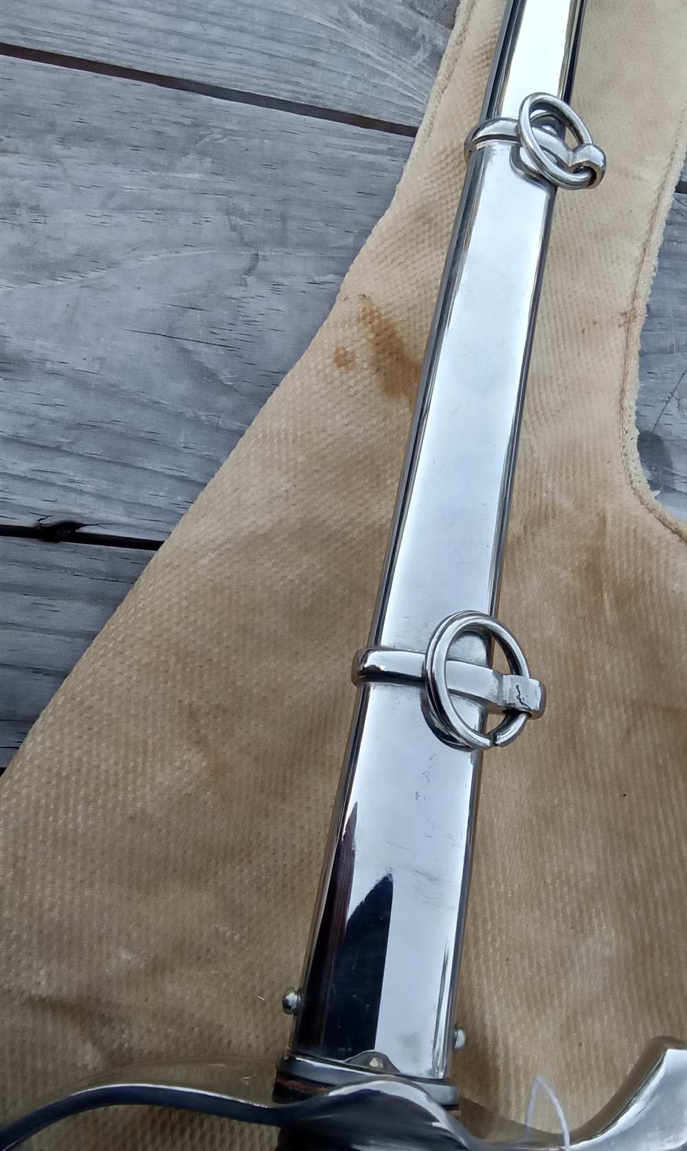 Vintage 1902 US Dress sword w/ belt /shoulder strap & hanger-mint-img-8