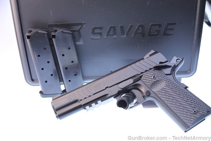 Savage 1911 Govt .45ACP Stainless 5" 67210 SALE!-img-2