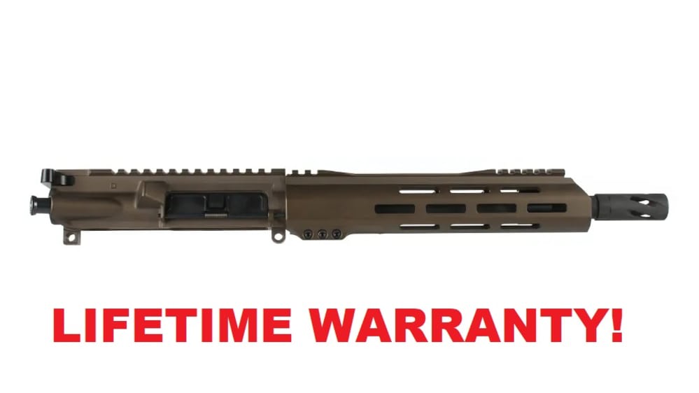 AR-15 5.56 10.5" Complete Bronze Upper Receiver and BCG 1:8-img-0