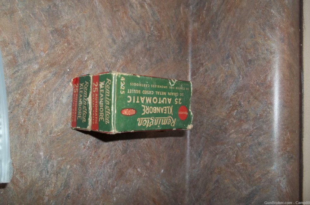 25 Auto, ACP, Remington Ammo, 50gr, FMJ, 100rds-img-0