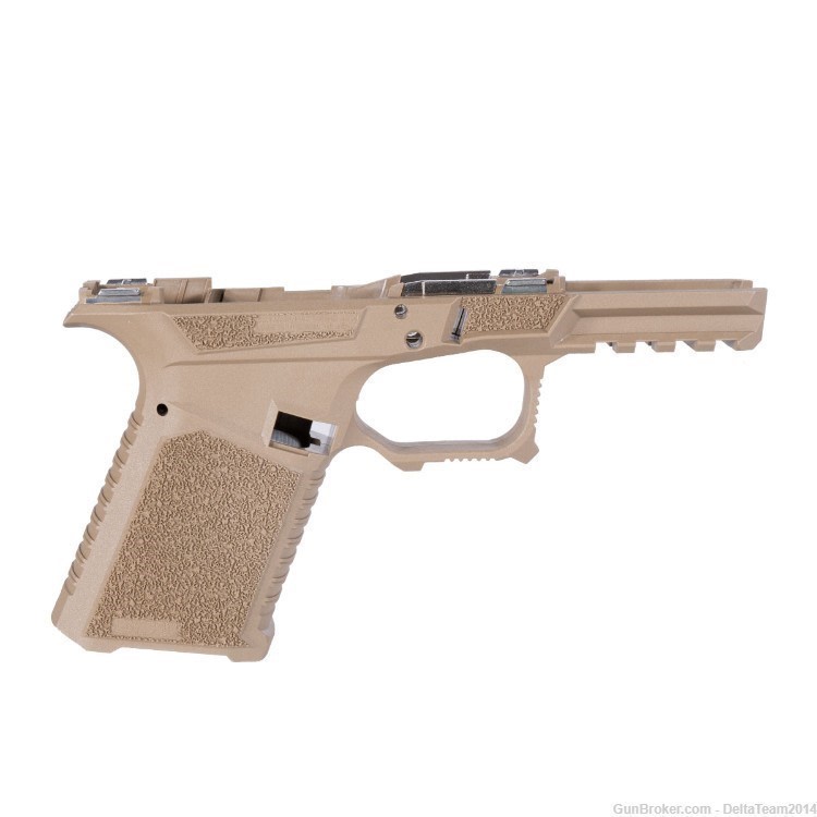 SCT Mfg FDE Stripped Glock 19 Gen 3 Compatible Compact Frame - NEW-img-0