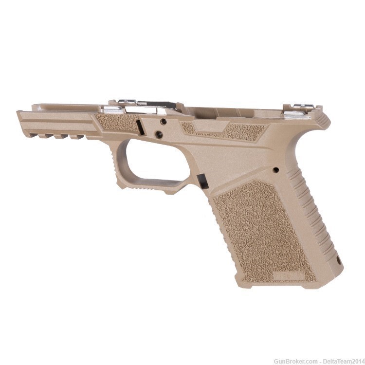 SCT Mfg FDE Stripped Glock 19 Gen 3 Compatible Compact Frame - NEW-img-1