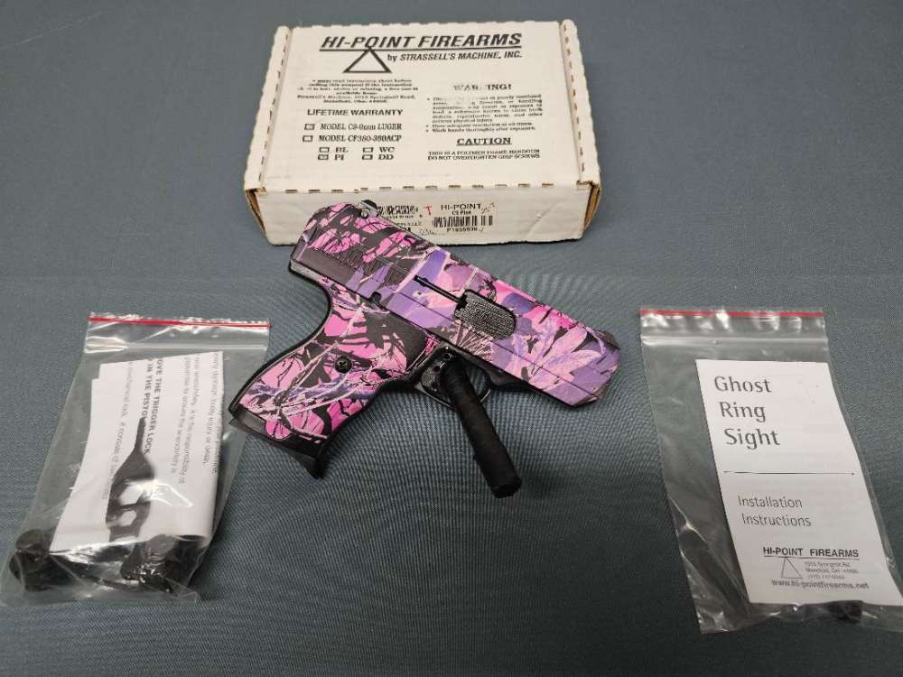 Used like new Hi-Point C9 Pink 9mm-img-2