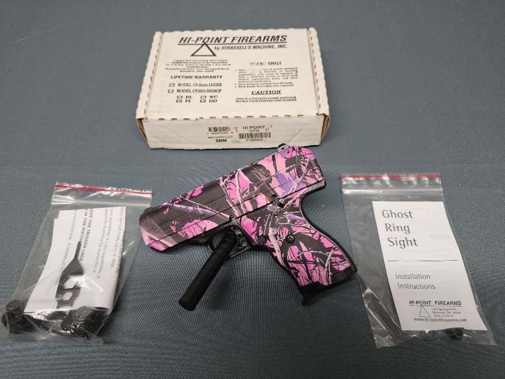 Used like new Hi-Point C9 Pink 9mm-img-3