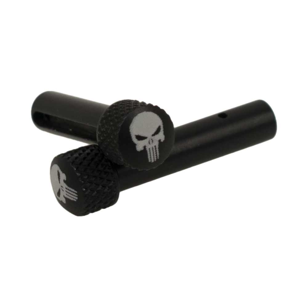 AR-15 Pins – 2nd Amendment Skull – Anodized Black – Ready to Ship!-img-0
