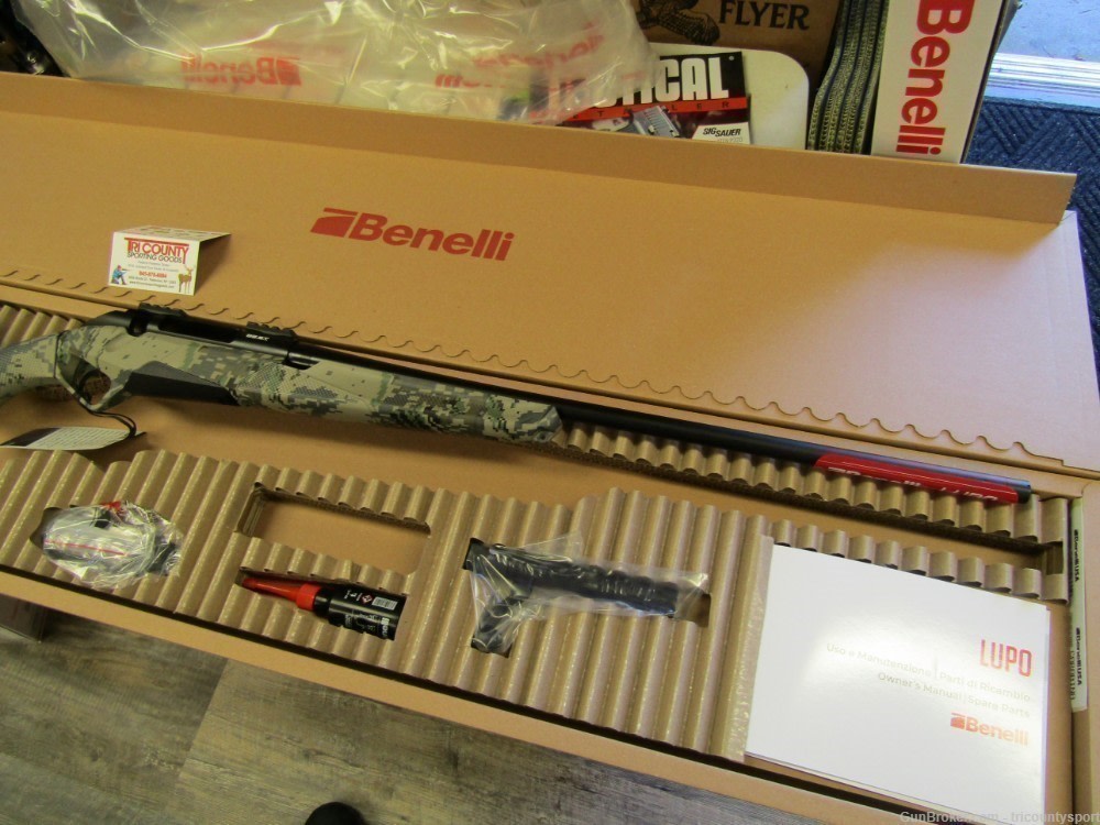 Benelli LUPO 6.5 Creedmoor 24" 1:8" Bbl Matte BE.S.T./Open Country 5+1 Bolt-img-2